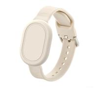 Cómoda correa de posicionamiento de silicona para Xiaomi Tag Anti-pérdida de piel (blanco roto)