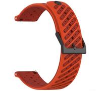 Cómoda correa de reloj de silicona compatible con modelos Suunto RACE2, Run y Vertical con diseño de conector moldeado (naranja)