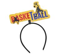 Cómoda diadema de baloncesto para niños y niñas, de tela, con temática deportiva, accesorio para la cabeza del espíritu del equipo, animadora