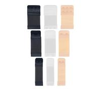 Cómodo Extensor de Sujetador, 5 Piezas, Set en Talla M con Color Negro, Blanco y Beige, Fila de 2 Ganchos, Extensor de Sujetador, Extensor de Cierre de Sujetador, Extensor de Sujetador