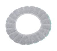Cómoda funda para asiento de inodoro que se estira para adaptarse a la mayoría de inodoros estándar con forro interior suave para uso diario (verde con gris A)