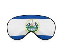 Cómoda funda para dormir con la bandera de El Salvador, antifaz para los ojos, sin presión, transpirable, para viajes, suave