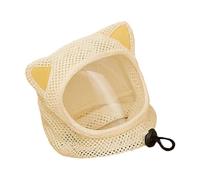 Cómoda Funda para la Cabeza de Gatos, Transpirable, con Orejas de Gato, cinturón Regulable Que Evita, rascarse y Comer para Uso Diario, Correa Ajustable Que Deja de Comer y