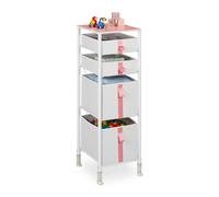 Comoda infantil mueble de almacenamiento 4 cajones color bicolor ligero bicolor