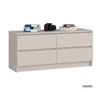 Cómoda k120 cachemira 120 cm 4 cajones 120x40x55 cm