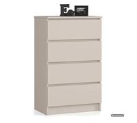 Cómoda k60 cachemira 60 cm 4 cajones 60x40x99 cm