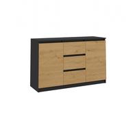 Cómoda Malwa 2D3S ANTRACITA ROBLE ARTISAN
