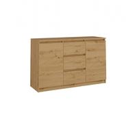 Cómoda Malwa 2D3S Roble Artesanal