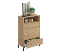 Cómoda para dormitorio clim industrial 75x120cm