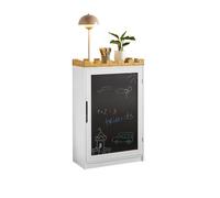 Cómoda para niños con pizarra estantería para libros juguetes armario de almacenamiento para niños diseño de candado kmb43-w sobuy 30 cm