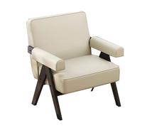 Cómoda silla convertible para sofá cama, elegante marco de madera de goma, diseño cómodo que ahorra espacio para sala de estar y dormitorio