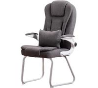 Cómoda Silla de Oficina para Invitados con Brazos Silla Lateral para conferencias de Cuero PU Sin Ruedas Ideal para Juegos o Uso de computadora Asientos Elegantes para Sala de Espera Octopus Feet