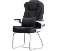 Cómoda Silla de Oficina para Invitados con Brazos Silla Lateral para conferencias de Cuero PU Sin Ruedas Ideal para Juegos o Uso de computadora Asientos Elegantes para Sala de Espera Octopus Feet
