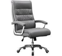Cómoda Silla De Oficina Sillas De Escritorio Giratorias De 360 ° Silla De Escritorio De Oficina Engrosada De Doble Capa Paquete De PU Suave Sillas De Oficina(Color:B Tamaño:Cuero De Vaca)