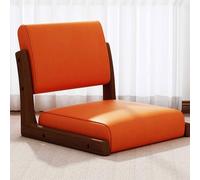 Cómoda silla de suelo con respaldo, diseño que ahorra espacio para leer, meditar, relajarse en salas de estar, balcones y salas de té, ideal para decoración del hogar