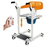 Cómoda Silla de transferencia de elevación de paciente con elevador portátil, ayuda para elevación de paciente en silla de ruedas multifunción, cómoda silla de transferencia de cama a inodor