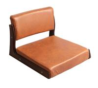 Cómoda silla plegable japonesa con respaldo, asiento acolchado para sala de estar y balcón, diseño de ahorro de espacio, ideal para relajarse y leer