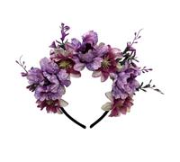 Cómoda y ligera diadema de flores para un uso prolongado sin molestias, perfecta para viajes diarios y actividades, tocado elegante