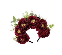 Cómoda y ligera diadema floral para un uso prolongado sin molestias, para viajes diarios y actividades, elegante tocado