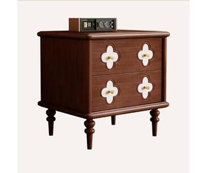 Comoda y mesitas Dormitorio Moderna de Mediados mesita habitacion mesita de Noche Madera Mesa Auxiliar for Dormitorio,Salón,Montaje Ultrarrápido sin Herramientas Toolless(Walnut)