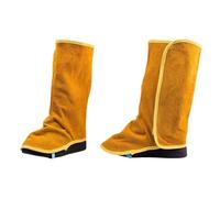 Cómodas fundas de cuero para botas de soldadura, excelente resistencia al calor, resistentes al fuego, asegurando diseños para facilitar el encendido y apagado de los zapatos mecanismos