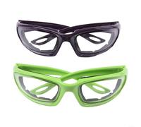 Cómodas gafas de corte de cebolla con sello de espuma lentes antiniebla para una visión clara (blanco)