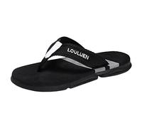 Cómodas nubes para hombre, zapatillas cómodas de verano, zapatillas de playa, antideslizantes, bohemias, sandalias de playa, sandalias de playa para parejas de amor, zapatillas de ducha, unisex, Negro