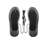 Cómodas plantillas térmicas de EVA alimentadas por USB para todo el día para calentar los pies con calefacción eléctrica para invierno y actividades al aire libre, plantillas térmicas para hombres y