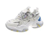 Cómodas Zapatillas de Malla Transpirable Zapatos Casuales de Las Mujeres de Fondo Grueso de Altura Antideslizante Zapatillas de Cuatro Estaciones de Peso Ligero Zapatos de Viaje