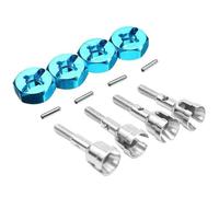 COMODO 12mm Hex Drive Hub Wheel Conversion Axle Set for 1/10 to 1/18 Scale RC Cars Compatible with A959 A969 A979 K929
