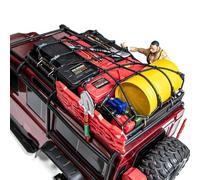 COMODO 2PCS 141x42mm Sand Ladder Recovery Ramps Compatible con 1/8 1/10 Escala RC Crawler Cars, Camiones y vehículos Off-Road(Red)