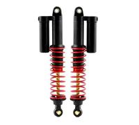 COMODO 2Pcs Metal Negative Pressure Shock Absorber Double Damper Compatible con 1/10 Escala RC Cars, Camiones, Crawlers, y R100 Modelos