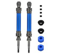COMODO 2Pcs Steel Rear Drive Shaft 6852R Compatible con 1/10 Scale 2WD & 4X4 VXL RC Cars para Hoss Stampede Replación(Blue)