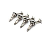 COMODO 4pcs 1/28 Metal Extended Drive Shaft 27mm CVD Universal Joint para K969 K989 P929 RC Car Replacement Parts(27mm)