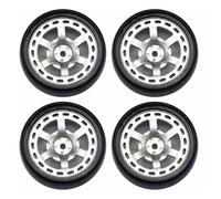 COMODO 4pcs 32mm Metal RC Drift Wheels Hard Tires Replación para 1/18 Escala RC Cars Compatible con LD1801 LD1802 LD1803 LD1804 A01 A02 A86(Color: JSLG-SD)