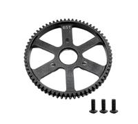 COMODO 65T Spur Gear 0.8M 32P Hardened Steel para 1/10 RC Car Compatible con E-Maxx Replación Drivetrain Parte