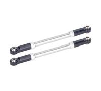 COMODO Aluminum Adjustable Steering Link Rod para 1/10 Escala 4x4 4WD Vehículos RC - Heavy Duty Replacement Conductor Parts(Black)