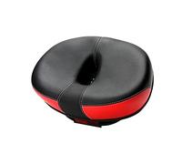 Cómodo Asiento De Bicicleta Sin Nariz Ancho Grande Suave Sillín Asiento Universal para Mujeres Hombres Sillín De Bicicleta Sin Nariz para Bicicleta Estática,Red