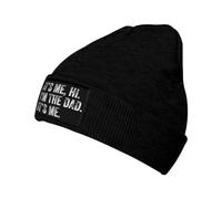 Cómodo Beanie Gorro de Punto Día del Padre Divertido Soy Yo Hola Soy El Papá Soy Yo Gorro Invierno Moda Sombrero Tablista para Esquí Hombre Running