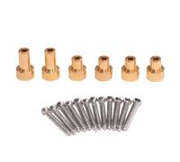 COMODO Brass Column Heating Bracket para 1/12 Scale Modified RC Cars - Compatible con MN82 LC79 MN82SPro Big Wheel Upgrade Kit