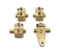 COMODO Brass Front & Rear Axle Pull Rod Seats para HB R1001 R1002 R1003 1/10 RC Cars - Replación de Piezas de Drivetrain