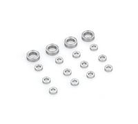 COMODO Carros de Acero 16PCS 3x6x2mm y 6x10x3mm Compatible con C14 C24 B36 MN MN-90 MN99S RC Cars y Modelos