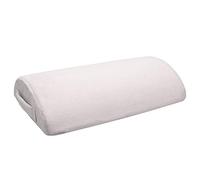 Cómodo cojín para reposapiés, diseño de medio cilindro, soporte de espuma viscoelástica, almohada terapéutica para pies, rodilla relajada, dolor de pies para el hogar y la oficina gris
