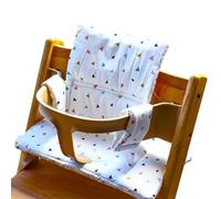 Cómodo cojín para silla de comedor para bebé, diseño extraíble, diseño antideslizamiento, configuración rápida, apoyo para niños pequeños, cojín para silla de alimentación