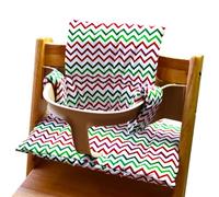 Cómodo cojín para silla de comedor para bebé, diseño extraíble, diseño antideslizamiento, configuración rápida, apoyo para niños pequeños, cojín para silla de alimentación