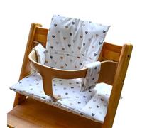 Cómodo cojín para silla de comedor para bebé, diseño extraíble, diseño antideslizamiento, configuración rápida, apoyo para niños pequeños, cojín para silla de alimentación