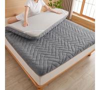 Cómodo colchón de futón para una buena noche de sueño, transpirable y minimalista, colchón plegable ideal para camping, 150 x 200 cm (6 cm)