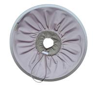 Cómodo collar protector suave y encantador gato mascota isabelino para después de cirugías, uso de cono de gatos de poliéster