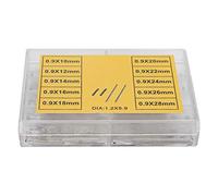 Cómodo de Usar Material de Acero de Grado Correa de Reloj Tubos Pasadores Tubos de Reloj Pasadores Diseño Profesional Pasadores de Tubos de Reloj Accesorio para relojero 10 Tipos