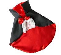 Cómodo disfraz de vampiros de poliéster divertido y personalidad, capa para mascotas para Halloween, para redes sociales, ropa para mascotas